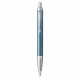 PARKER IM PREMIUM Stylo bille - Bleu gris - recharge bleue pointe moyenne - Coffret cadeau