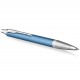 PARKER IM PREMIUM Stylo bille, Bleu gris, recharge bleue pointe moyenne, Coffret cadeau