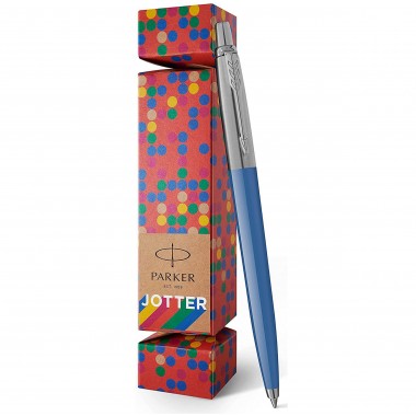 PARKER Jotter Originals Cracker - Stylo bille - Bleu Denim - recharge bleue pointe moyenne
