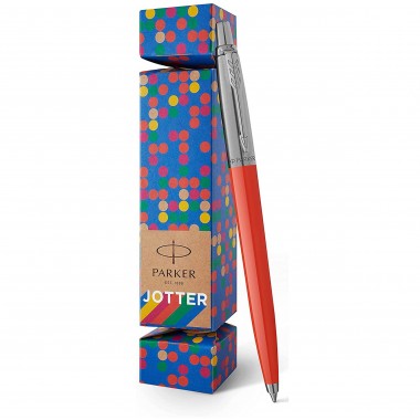 PARKER Jotter Originals Cracker - Stylo bille - Rouge Vermillon - recharge bleue pointe moyenne
