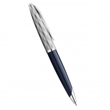 WATERMAN Carène L'Essence du bleu Stylo bille - Bleu - recharge bleue pointe moyenne - Coffret cadeau