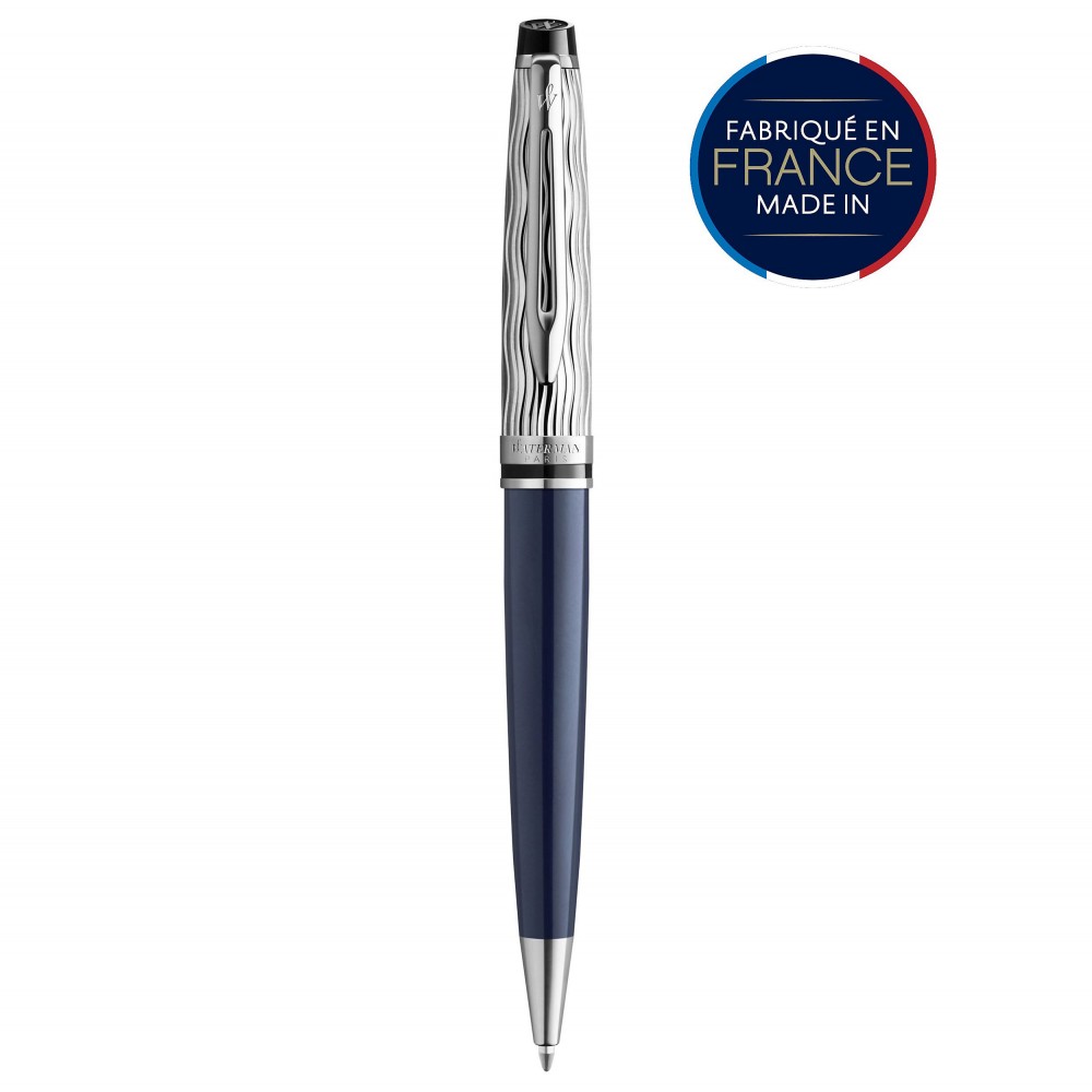 WATERMAN Expert L'Essence du bleu Stylo bille - Bleu - recharge bleue pointe moyenne - Coffret cadeau WATERMAN Expert L'Essence du bleu Stylo bille - Bleu - recharge bleue pointe moyenne - Coffret cadeau
