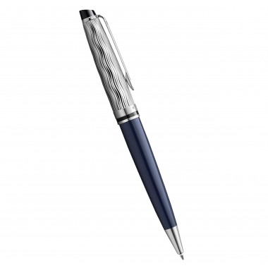 WATERMAN Expert L'Essence du bleu Stylo bille, Bleu, recharge bleue pointe moyenne, Coffret cadeau 