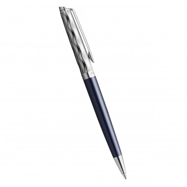 WATERMAN Hémisphère L'Essence du bleu Stylo bille, Bleu, recharge bleue pointe moyenne, Coffret cadeau 