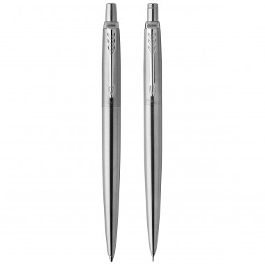 PARKER Jotter coffret cadeau Duo : Stylo bille + Portemine 0.5mm, acier