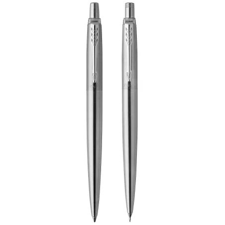 PARKER Jotter coffret cadeau Duo : Stylo bille + Portemine 0.5mm, acier
