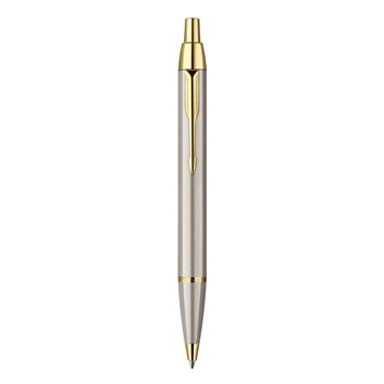 PARKER IM coffret cadeau Duo : Stylo bille et Stylo roller - métal brossé