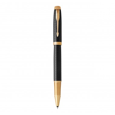 PARKER IM Premium Stylo roller, Noir, Recharge noire pointe fine, Coffret  cadeau