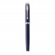 PARKER IM Stylo roller, bleu mat, Recharge noire pointe fine, Coffret cadeau