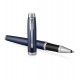 PARKER IM Stylo roller, bleu mat, Recharge noire pointe fine, Coffret cadeau