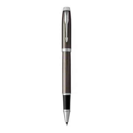PARKER IM Stylo roller - espresso intense - Recharge noire pointe fine - Coffret cadeau