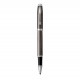 PARKER IM Stylo roller - espresso intense - Recharge noire pointe fine - Coffret cadeau