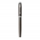 PARKER IM Stylo roller, espresso intense, Recharge noire pointe fine, Coffret cadeau