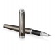 PARKER IM Stylo roller, espresso intense, Recharge noire pointe fine, Coffret cadeau