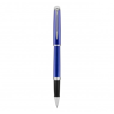 WATERMAN Hemisphere Stylo roller - bleu brillant - recharge noire pointe fine - Coffret cadeau