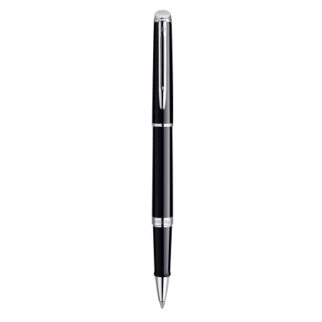 WATERMAN Hemisphere Stylo roller - noir brillant - recharge noire pointe fine - Coffret cadeau