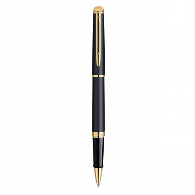 WATERMAN Hemisphere Stylo roller - noir mat - recharge noire pointe fine - Coffret cadeau