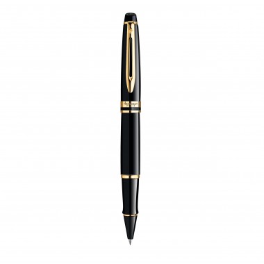 WATERMAN Stylo roller Expert - Noir - recharge noire pointe fine - Coffret cadeau