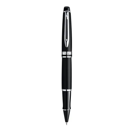 WATERMAN Stylo roller Expert - pointe fine - Noir mate - recharge noire pointe fine - Coffret cadeau