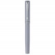 PARKER VECTOR XL Stylo roller, laque bleu-argent métallisée sur laiton, recharge noire pointe fine, Coffret cadeau