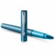 PARKER VECTOR XL Stylo roller, laque turquoise métallisée sur laiton, recharge noire pointe fine, Coffret cadeau