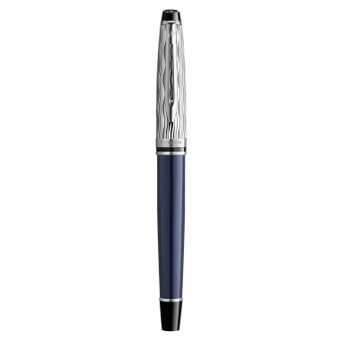 WATERMAN Expert L'Essence du bleu Stylo roller - Bleu - recharge noire pointe fine - Coffret cadeau