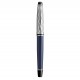 WATERMAN Expert L'Essence du bleu Stylo roller, Bleu, recharge noire pointe fine, Coffret cadeau 