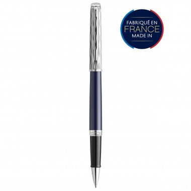 WATERMAN Hémisphère Deluxe Stylo roller, Bleu, finitions palladium,  recharge noire pointe fine, Coffret cadeau - Cdiscount Beaux-Arts et  Loisirs créatifs