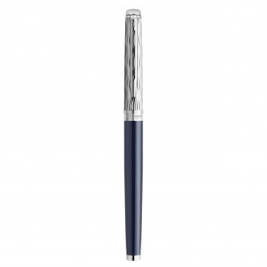 WATERMAN Hémisphère L'Essence du bleu Stylo roller, Bleu, recharge noire pointe fine, Coffret cadeau 