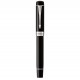 PARKER Duofold Centennial Stylo plume, Noir, Plume moyenne en or 18K, encre noire,  Coffret cadeau