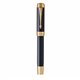 PARKER Duofold Prestige Centennial Stylo plume, Chevron Bleu, Plume fine en or 18K, Coffret cadeau