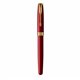 PARKER Sonnet Stylo plume, laque rouge, Plume fine, encre noire, Coffret cadeau