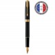 PARKER Sonnet Stylo plume - Noir - Plume moyenne - Coffret cadeau