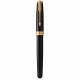 PARKER Sonnet Stylo plume, Noir, Plume moyenne, Coffret cadeau