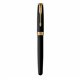 PARKER Sonnet Stylo plume noir mat, Plume fine, encre noire, Coffret cadeau