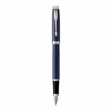 PARKER IM Stylo plume - bleu mat - encre bleue - Coffret cadeau