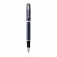 PARKER IM Stylo plume - bleu mat - encre bleue - Coffret cadeau