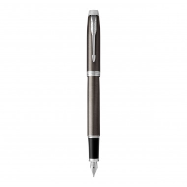 PARKER IM Stylo plume - espresso intense - plume fine - encre bleue - Coffret cadeau