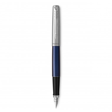 PARKER Jotter Stylo plume - bleu royal - plume moyenne - encre bleue - Coffret cadeau