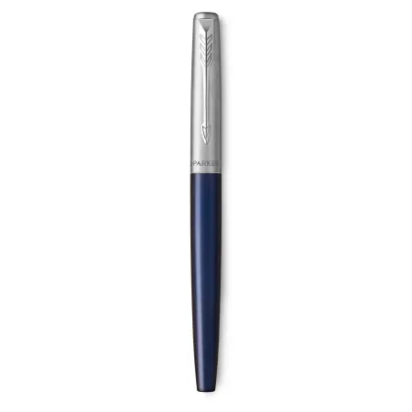 PARKER Jotter Stylo plume, bleu royal, plume moyenne, encre bleue, Coffret cadeau