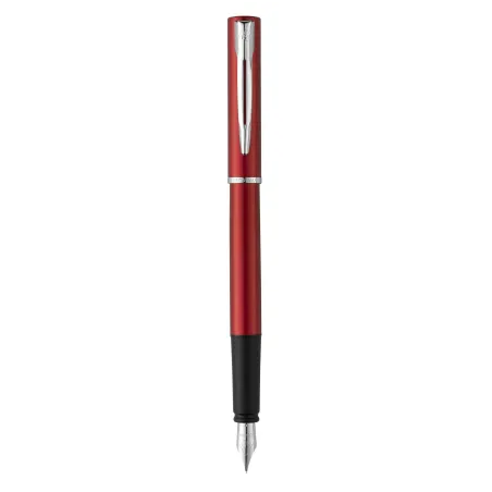 WATERMAN  Graduate Allure Stylo plume -  laque rouge satinée - plume fine - cartouche encre bleu - Coffret cadeau