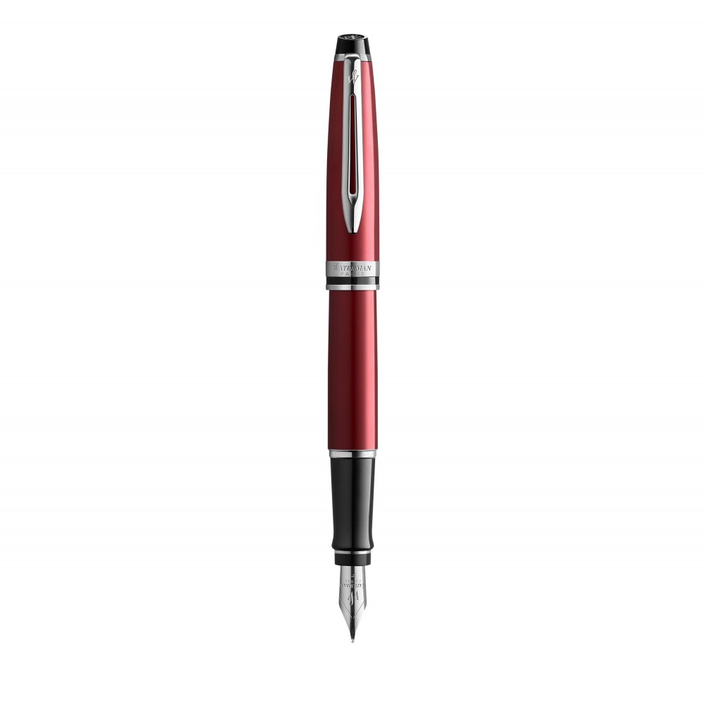 WATERMAN Expert Stylo plume - rouge foncé - plume moyenne - cartouche d’encre bleue - Coffret cadeau WATERMAN Expert Stylo plume - rouge foncé - plume moyenne - cartouche d’encre bleue - Coffret cadeau