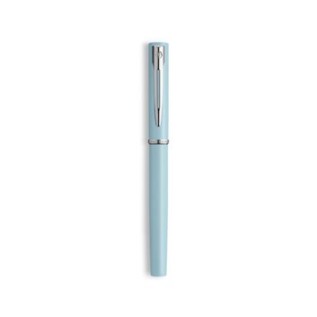 WATERMAN Allure Pastel Stylo plume, bleu pastel, plume fine, encre bleue, Coffret cadeau