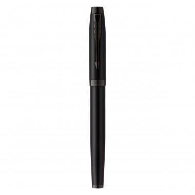 PARKER IM Monochrome Stylo plume, Noir Mat, Plume fine, encre bleue, Coffret cadeau