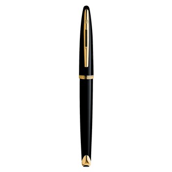 WATERMAN Carène Stylo plume - Noir - plume fine 18K - encre bleue - Coffret cadeau