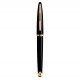 WATERMAN Carène Stylo plume, Noir, plume moyenne 18K, encre bleue, Coffret cadeau