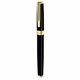 WATERMAN Exception Stylo plume fin, Noir, plume moyenne 18K, encre bleue, Coffret cadeau