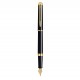 WATERMAN Hemisphere Stylo plume - noir brillant - plume fine - encre bleue - Coffret cadeau