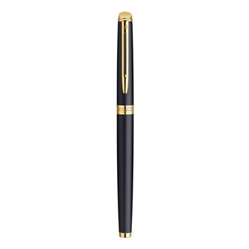 WATERMAN Hemisphere Stylo plume, noir mat, plume fine, encre bleue, Coffret cadeau