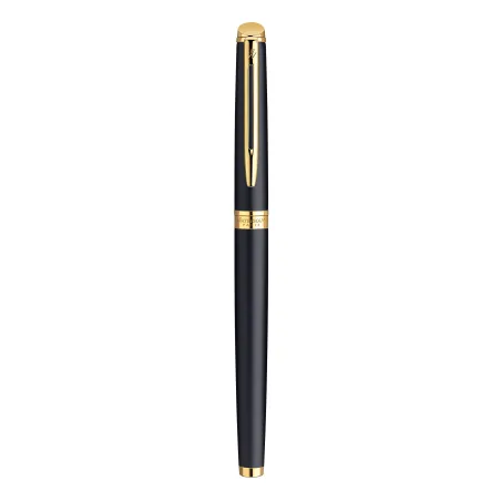 WATERMAN Hemisphere Stylo plume, noir mat, plume fine, encre bleue, Coffret cadeau